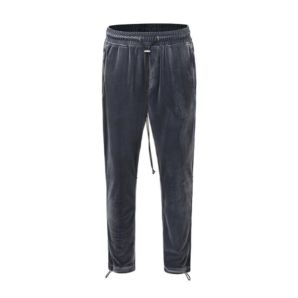 men's pants zip pocket velour jogger elastic waist slim fit autumn streetwear, Black
men's pants zip pocket velour jogger elastic waist slim fit autumn streetwear, Black