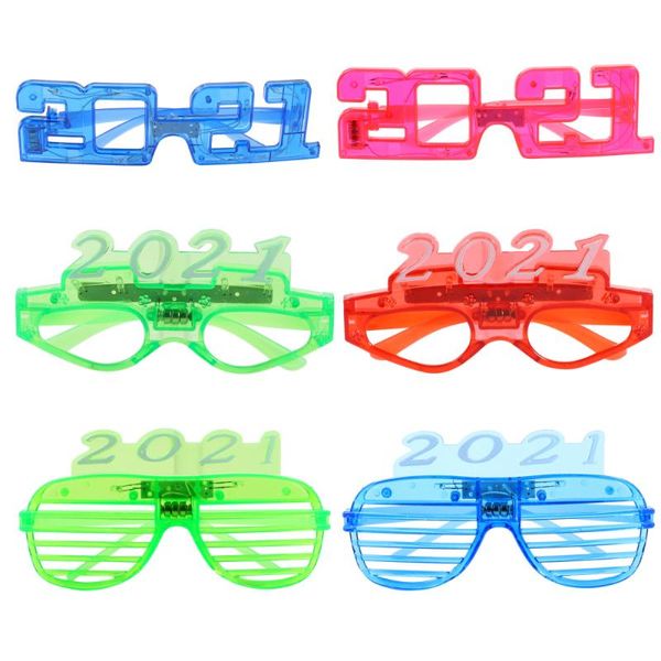 party decoration 6pcs 2021 led decorative glasses frames shaped eyeglasses (random color)
party decoration 6pcs 2021 led decorative glasses frames shaped eyeglasses (random color)