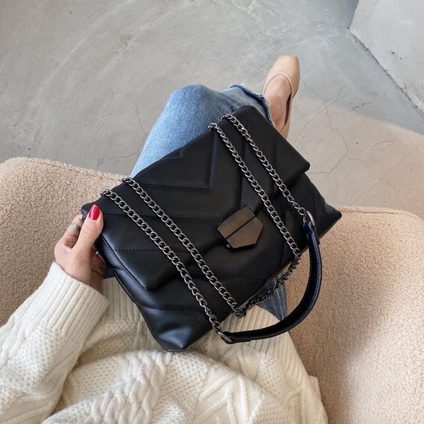 evening bags women vintage shoulder bag chain messenger soft flap crossbody pack purse female leather1
evening bags women vintage shoulder bag chain messenger soft flap crossbody pack purse female leather1