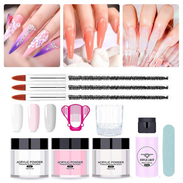 nail art kits acrylic powder set extension for uv gel polish decoration tip builder crystal salon home diy pink clear
nail art kits acrylic powder set extension for uv gel polish decoration tip builder crystal salon home diy pink clear