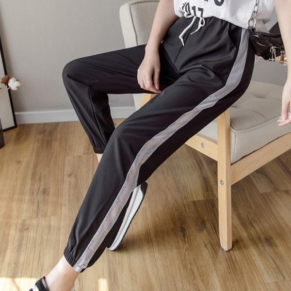 pocket jogging pants women light loose running breathable ladies quick dry patchwork fitness training trousers female women's & capris, Black;white
pocket jogging pants women light loose running breathable ladies quick dry patchwork fitness training trousers female women's & capris, Black;white