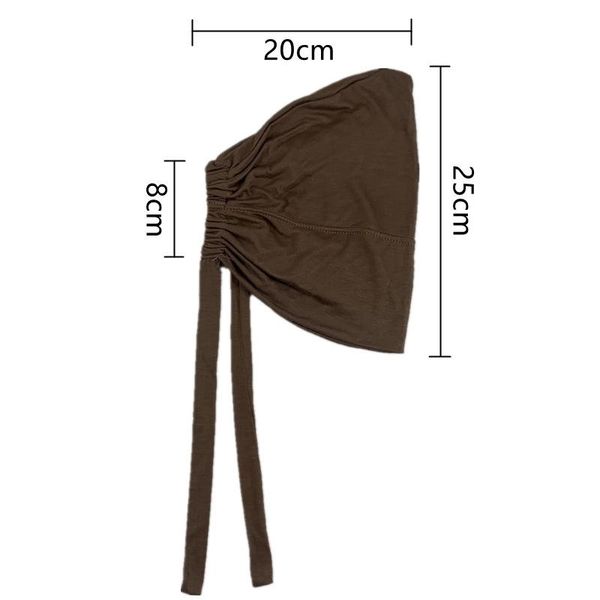 beanie/skull caps 2021 solid color muslim turban modal elastic bottom cap tie rope hijab comfortable adjustable cotton head wrap for women, Blue;gray
beanie/skull caps 2021 solid color muslim turban modal elastic bottom cap tie rope hijab comfortable adjustable cotton head wrap for women, Blue;gray