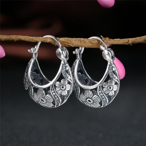 hoop & huggie 2021 vintage flower earrings 925 sterling silver brincos women mother day gift fine jewelry, Golden;silver
hoop & huggie 2021 vintage flower earrings 925 sterling silver brincos women mother day gift fine jewelry, Golden;silver
