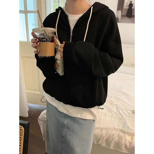 women's hoodies & sweatshirts real s half zipper hooded sweater for women 2021 autumn, Black
women's hoodies & sweatshirts real s half zipper hooded sweater for women 2021 autumn, Black