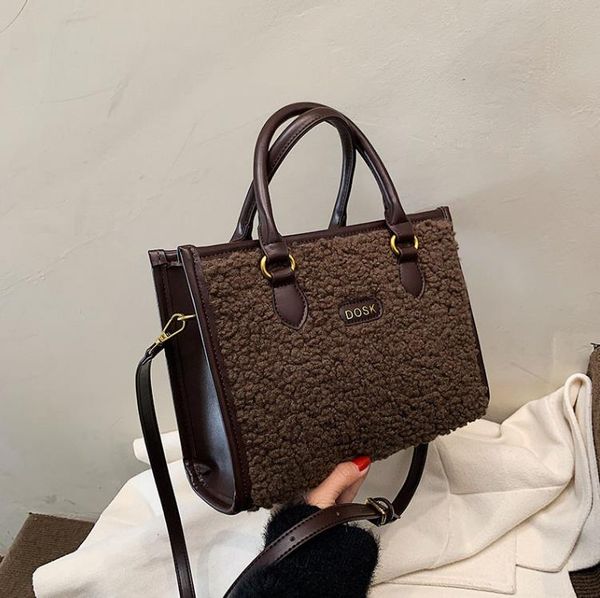 evening bags winter plush women simple fashion handbag large capacity shoulder messenger bag
evening bags winter plush women simple fashion handbag large capacity shoulder messenger bag