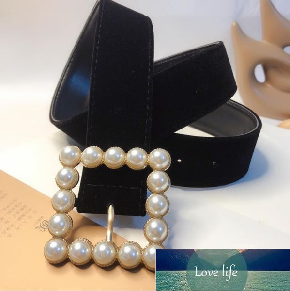 european and american trend red velvet pearl button fashion women's belts designer flannel red black belt factory price expert design q, Black;brown
european and american trend red velvet pearl button fashion women's belts designer flannel red black belt factory price expert design q, Black;brown