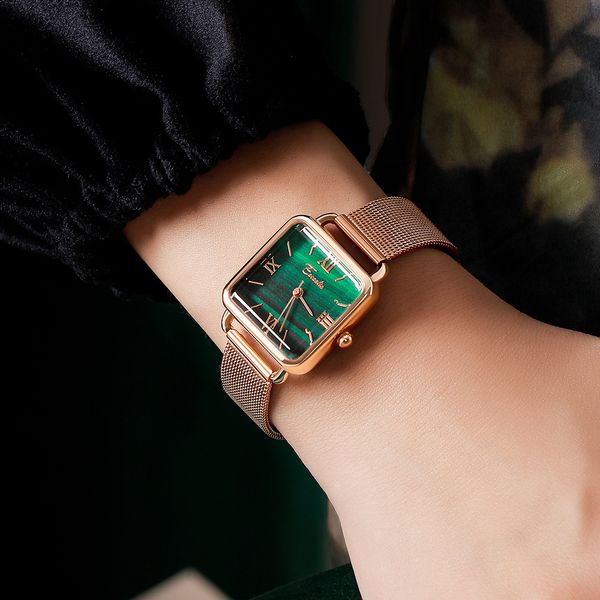 2021 new small square eavanlin evanlin net chain simple women's temperament belt watch women, Slivery;brown
2021 new small square eavanlin evanlin net chain simple women's temperament belt watch women, Slivery;brown