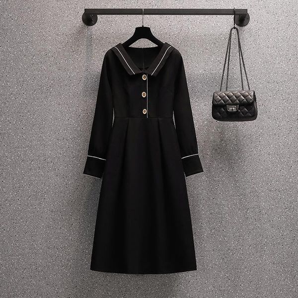 casual dresses 2021 women autumn fashion a line office ladies button long sleeve solid dress vintage elegant party, Black;gray
casual dresses 2021 women autumn fashion a line office ladies button long sleeve solid dress vintage elegant party, Black;gray