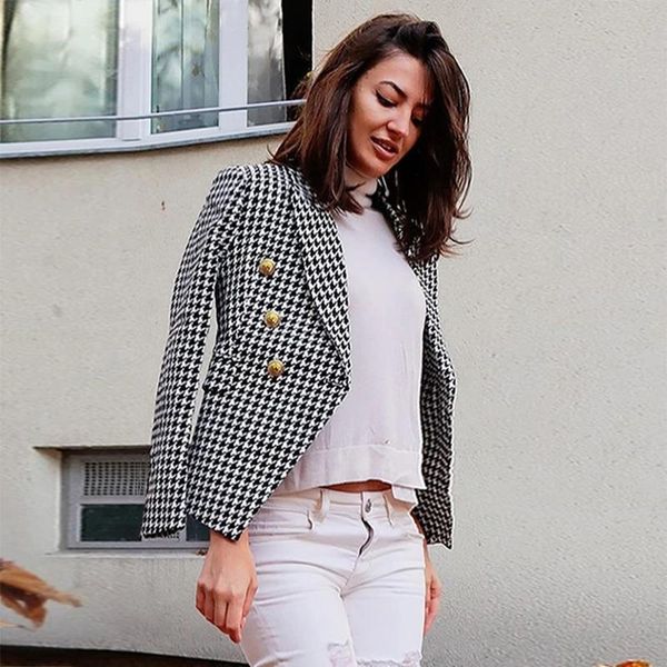 women's suits & blazers plaid suit 2021 autumn and winter fashion long-sleeved slim-fitting commuter career short double-breasted blaze, White;black
women's suits & blazers plaid suit 2021 autumn and winter fashion long-sleeved slim-fitting commuter career short double-breasted blaze, White;black