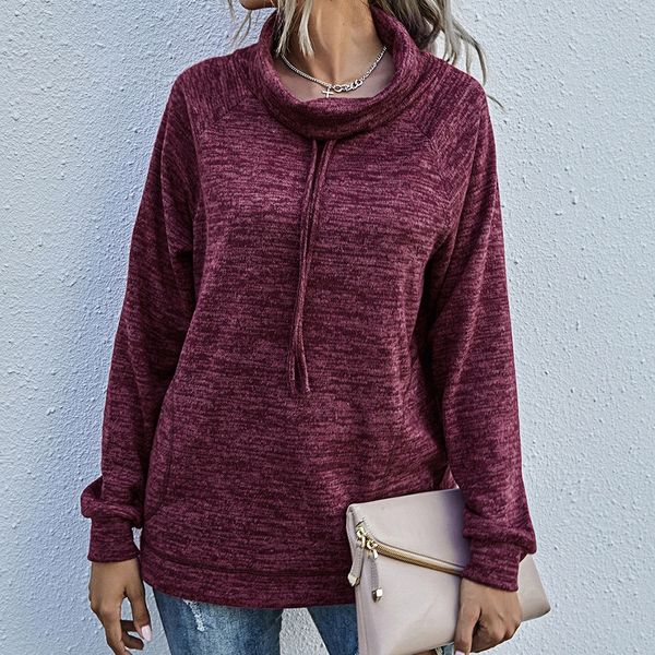 2021 autumn new european and american long sleeved sweater t-shirt high collar bottomed shirt women's top, White
2021 autumn new european and american long sleeved sweater t-shirt high collar bottomed shirt women's top, White