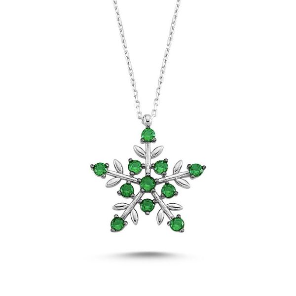pendant necklaces silver 925 sterling zircon snowflake 
pendant necklaces silver 925 sterling zircon snowflake