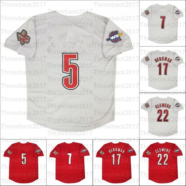 retro houston baseball 2005 home jersey 5 bagwell 17 lance berkman 21 andy pettitte 22 clemens, Blue;black
retro houston baseball 2005 home jersey 5 bagwell 17 lance berkman 21 andy pettitte 22 clemens, Blue;black