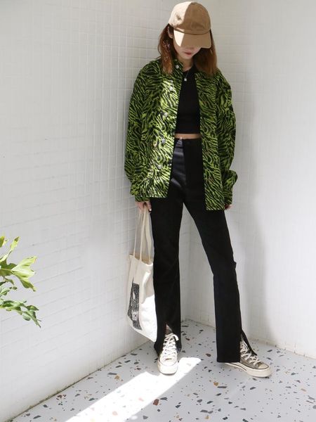 women's jackets women jacket 2021 autumn zebra pattern loose contrasting green single-breasted 100% cotton denim, Black;brown
women's jackets women jacket 2021 autumn zebra pattern loose contrasting green single-breasted 100% cotton denim, Black;brown