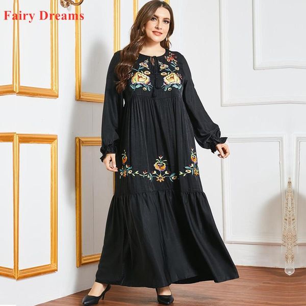 women's abaya fashion print ethnic spring and autumn long-sleeved casual big swing muslim long skirt plus size islamic clothing, Red
women's abaya fashion print ethnic spring and autumn long-sleeved casual big swing muslim long skirt plus size islamic clothing, Red