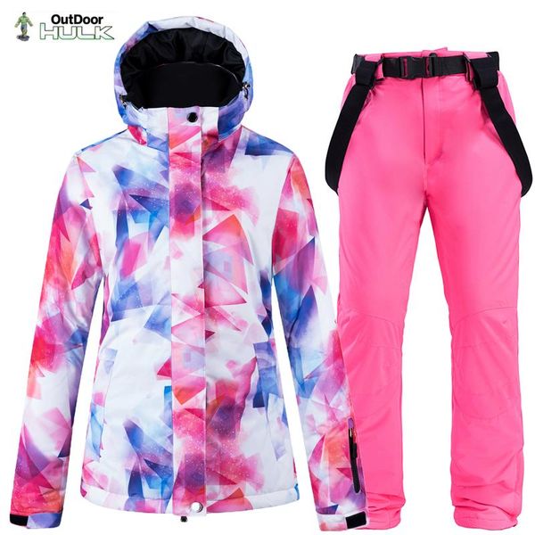 skiing suits colorful snow suit women's snowboard clothing set winter 10k waterproof thicken costumes outdoor coat + ski bibs pants
skiing suits colorful snow suit women's snowboard clothing set winter 10k waterproof thicken costumes outdoor coat + ski bibs pants