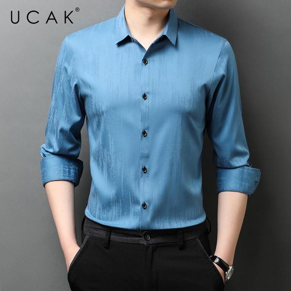 men's casual shirts ucak brand autumn classic striped long sleeve men clothing fashion style streetwear soft shirt clothes homme u6251, White;black
men's casual shirts ucak brand autumn classic striped long sleeve men clothing fashion style streetwear soft shirt clothes homme u6251, White;black