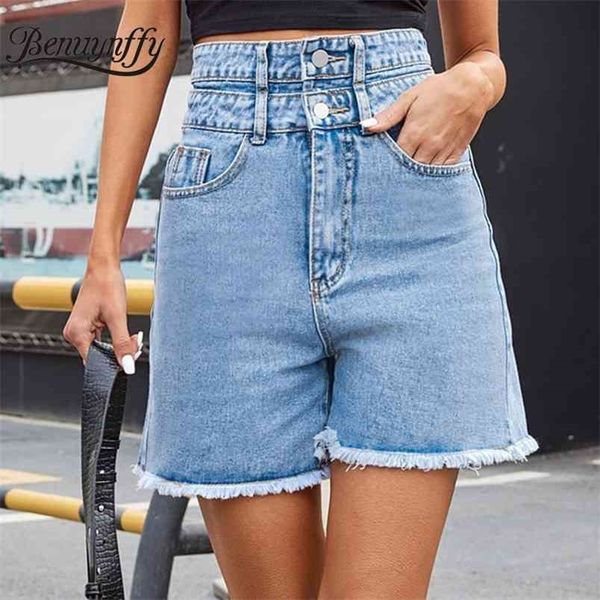 vintage button fly denim shorts women summer street fashion casual woman high waist straight jeans 210510, White;black
vintage button fly denim shorts women summer street fashion casual woman high waist straight jeans 210510, White;black