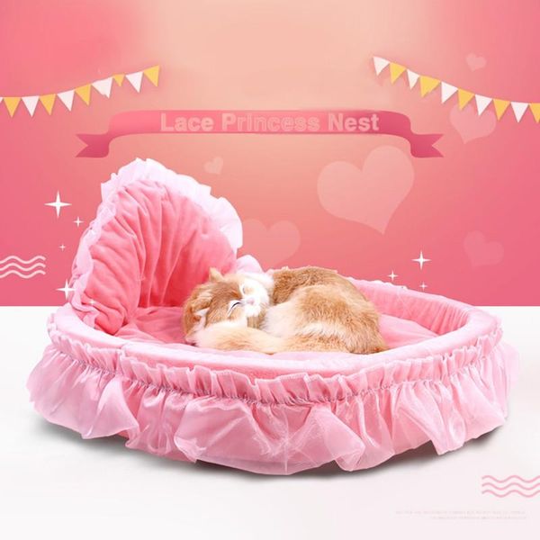 cat beds & furniture cute dog bed round comfortable anti-slip buttom universal lace exquisite pet accessories for small medium large dogs
cat beds & furniture cute dog bed round comfortable anti-slip buttom universal lace exquisite pet accessories for small medium large dogs