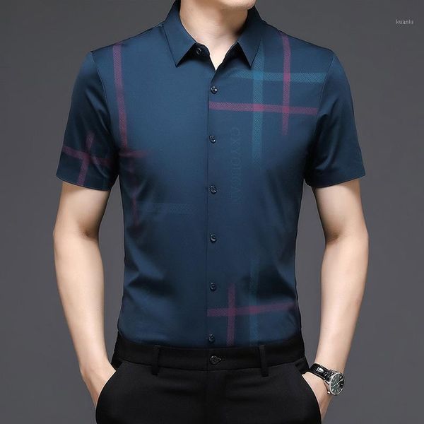 men's casual shirts business leisure middle aged fashion stripe shirt 2021 summer short sleeve thin ice silk, White;black
men's casual shirts business leisure middle aged fashion stripe shirt 2021 summer short sleeve thin ice silk, White;black