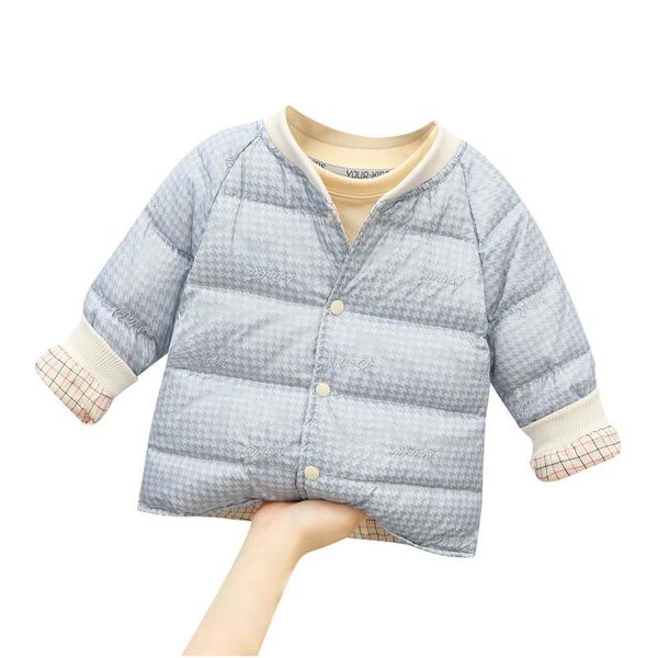 down coat baby girl clothes boy winter plaid printing embroidery warm jacket snowsuit children's ropa bebes invierno e1, Blue;gray
down coat baby girl clothes boy winter plaid printing embroidery warm jacket snowsuit children's ropa bebes invierno e1, Blue;gray