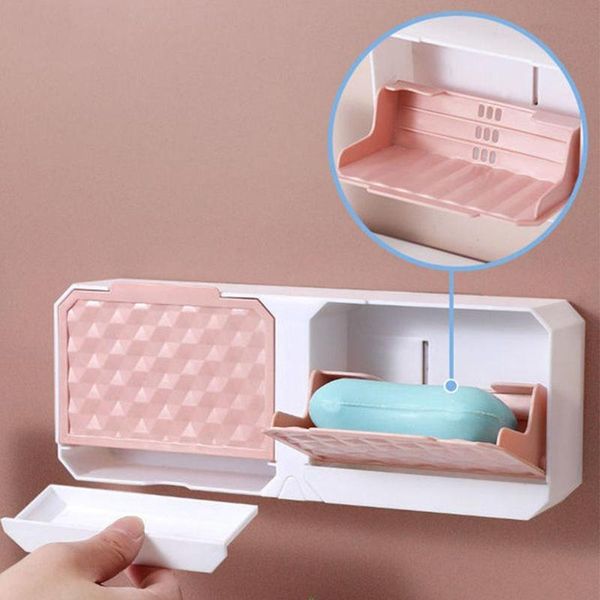 soap dishes punch-clamshell sponge box with lid wall storage case scrubber kitchen mounted holder drain organizer for bat e8w3
soap dishes punch-clamshell sponge box with lid wall storage case scrubber kitchen mounted holder drain organizer for bat e8w3