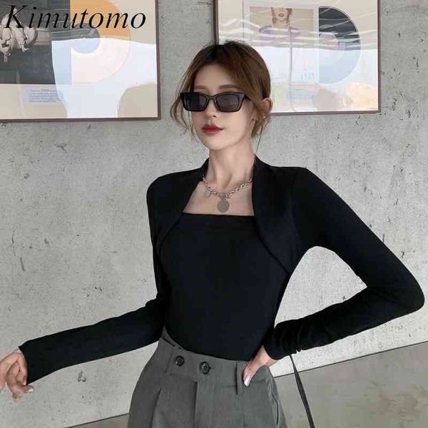 kimutomo women t-shirts autumn winter slim fit black long sleeve shirts female square collar solid elegant fashion 210521, White
kimutomo women t-shirts autumn winter slim fit black long sleeve shirts female square collar solid elegant fashion 210521, White