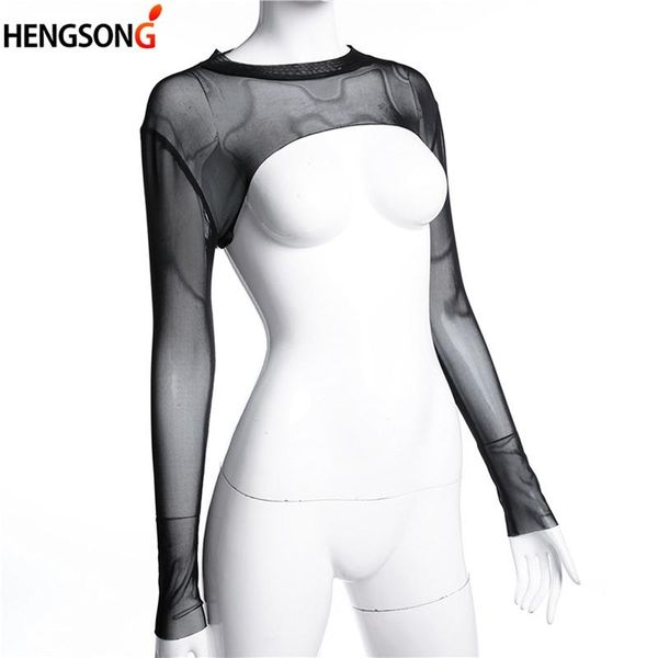 women's t-shirt summer ladies see through short mesh o neck long sleeve sheer black transparent, White
women's t-shirt summer ladies see through short mesh o neck long sleeve sheer black transparent, White
