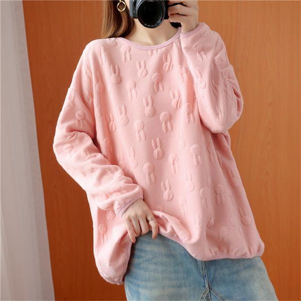 large size women winter fall thick cute cartoon sweatshirt office lady korean style loose casual sweet o-neck outer wear women's hood h, Black
large size women winter fall thick cute cartoon sweatshirt office lady korean style loose casual sweet o-neck outer wear women's hood h, Black