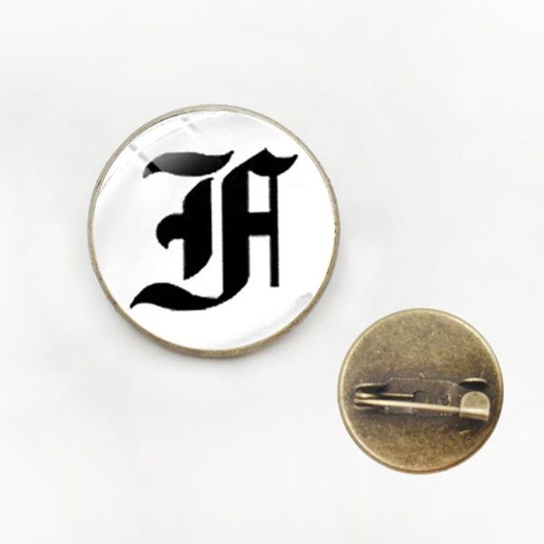 pins, brooches creative old english letter simple design 26 alphabet badge gift for club family member, Gray
pins, brooches creative old english letter simple design 26 alphabet badge gift for club family member, Gray