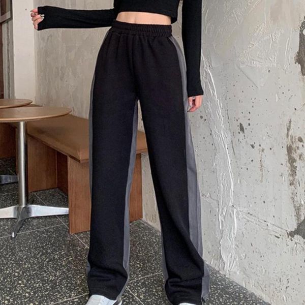 women's jeans elastic waist patchwork women trousers straight high ankle banded loose sport pants lady clothing, Blue
women's jeans elastic waist patchwork women trousers straight high ankle banded loose sport pants lady clothing, Blue