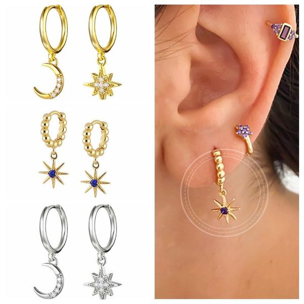 hoop & huggie 925 sterling silver moon star crescent huggies earrings minimalist hoops starburst for women 2021, Golden;silver
hoop & huggie 925 sterling silver moon star crescent huggies earrings minimalist hoops starburst for women 2021, Golden;silver