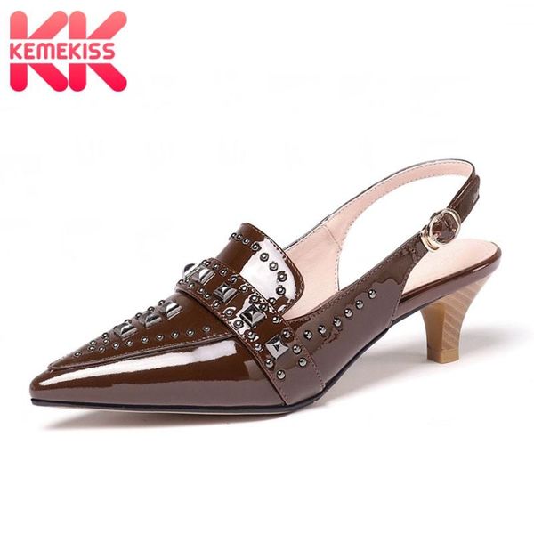 kemekiss cool metal real leather women sandals pointed toe thick heel buckle strap female daily party footwear size 31-43, Black
kemekiss cool metal real leather women sandals pointed toe thick heel buckle strap female daily party footwear size 31-43, Black