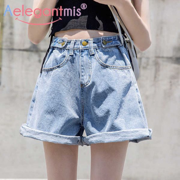 aelegantmis womens denim shorts button oversized short harajuku female retro black jeans summer cowboy korean 210607, White;black
aelegantmis womens denim shorts button oversized short harajuku female retro black jeans summer cowboy korean 210607, White;black