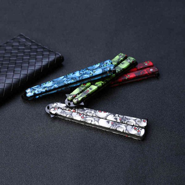 hairdresser stainless steel butterfly training combs vintage skeleton folding knife practice hair brushes salon tools un7772426140, Silver
hairdresser stainless steel butterfly training combs vintage skeleton folding knife practice hair brushes salon tools un7772426140, Silver