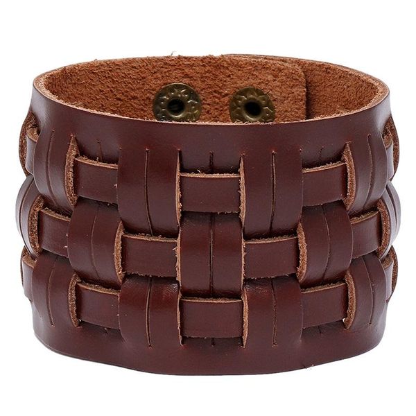 bangle jessingshow handmade genuine leather bracelets brand fashion brown punk wide cuff & for women men jewelry gift, Black
bangle jessingshow handmade genuine leather bracelets brand fashion brown punk wide cuff & for women men jewelry gift, Black