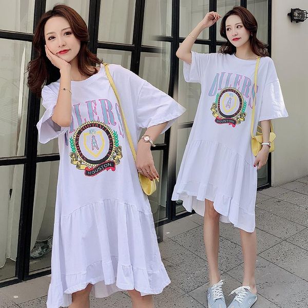 maternity dresses 6010# clothes summer cotton short sleeve loose stylish mid-long dress for pregnant women mom, White
maternity dresses 6010# clothes summer cotton short sleeve loose stylish mid-long dress for pregnant women mom, White