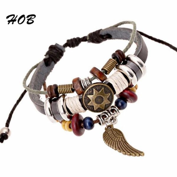 charm bracelets 2021 genuine leather gold star feather for women men adjustable braided wristband cuff male female jewelry x9, Golden;silver
charm bracelets 2021 genuine leather gold star feather for women men adjustable braided wristband cuff male female jewelry x9, Golden;silver