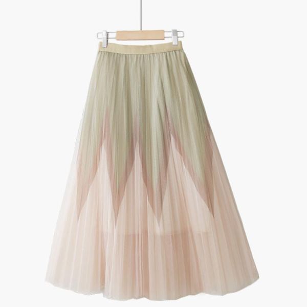 fashion color contrast skirt autumn korean version of sweet and fresh simple stitching printing geometric mid-length mesh female skirts, Black
fashion color contrast skirt autumn korean version of sweet and fresh simple stitching printing geometric mid-length mesh female skirts, Black