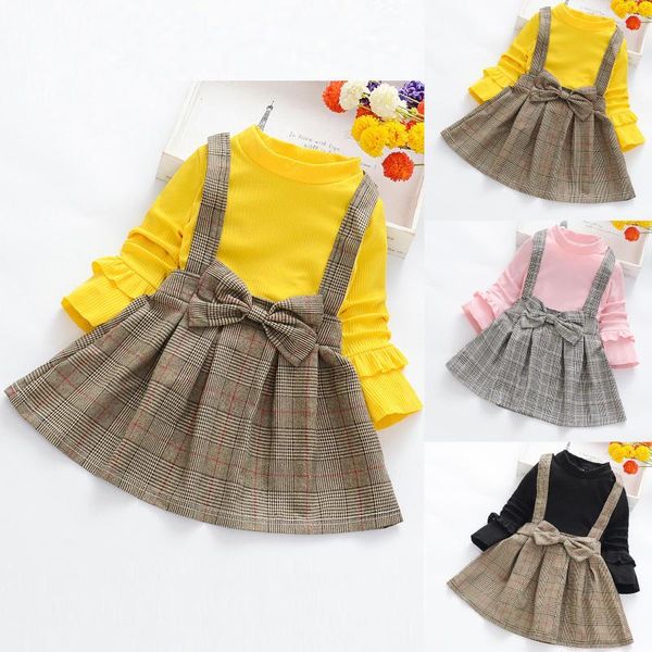 girl's dresses girls' long-sleeved fake two-piece lace princess dress flower toddler fall clothes autumn korean baby, Red;yellow
girl's dresses girls' long-sleeved fake two-piece lace princess dress flower toddler fall clothes autumn korean baby, Red;yellow