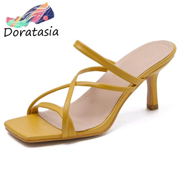 dress shoes doratasia women slip on thin heel party spirng solid casual 2021 high pumps open toe, Black
dress shoes doratasia women slip on thin heel party spirng solid casual 2021 high pumps open toe, Black