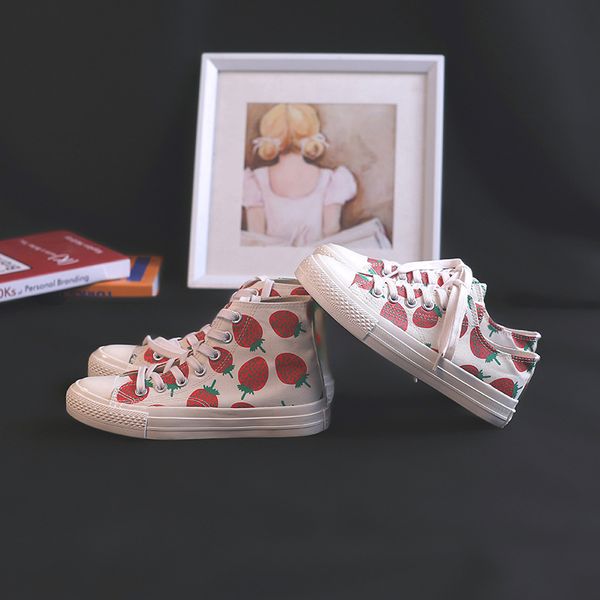 2021 strawberry sandals canvas shoes womens engraved version of students womens shoes breathable wear-resistant and non-slip, Black
2021 strawberry sandals canvas shoes womens engraved version of students womens shoes breathable wear-resistant and non-slip, Black