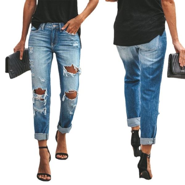 women's jeans blue color denim women pants for 2021 casual washed ripped with pockets straight streetwear style
women's jeans blue color denim women pants for 2021 casual washed ripped with pockets straight streetwear style