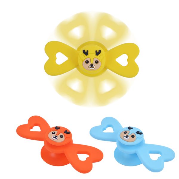 kids rotating teething toy baby fun teether silicone hand spinner with suction cup stress relief toy
kids rotating teething toy baby fun teether silicone hand spinner with suction cup stress relief toy