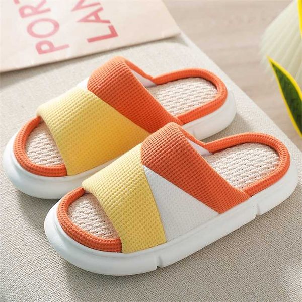 casual linen slides summer women flax slippers soft thick sole home flip flops indoor cotton shoes female platform sandals 211110, Black
casual linen slides summer women flax slippers soft thick sole home flip flops indoor cotton shoes female platform sandals 211110, Black