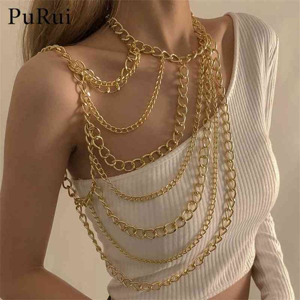 boho gold color chain with choker necklace layered bikini chest chains nightclub beach body jewelry for women and girls, Silver
boho gold color chain with choker necklace layered bikini chest chains nightclub beach body jewelry for women and girls, Silver