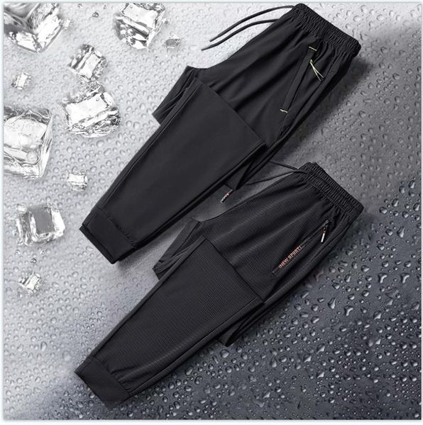 men's pants casual trousers ice silk summer ultra-thin high stretch quick-drying silky loose sports straight, Black
men's pants casual trousers ice silk summer ultra-thin high stretch quick-drying silky loose sports straight, Black
