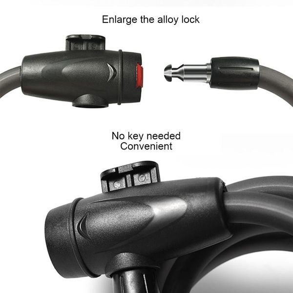 bike locks 57ed cable lock 5 digital password resettable coiling with reflective strips durable tough anti-theft equipment
bike locks 57ed cable lock 5 digital password resettable coiling with reflective strips durable tough anti-theft equipment