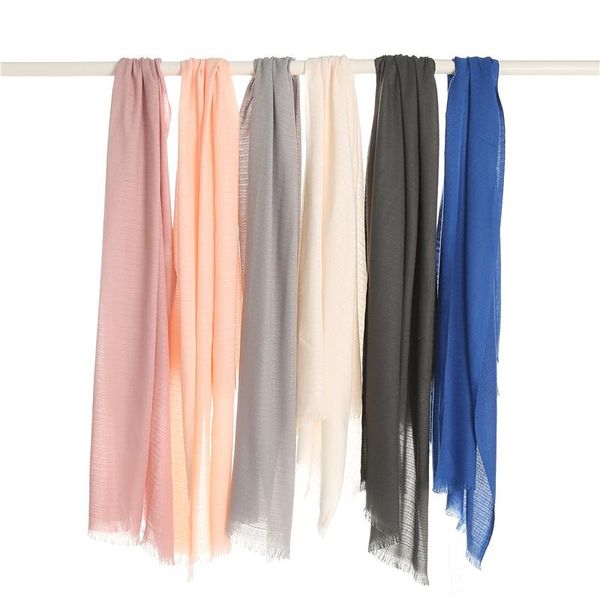 scarves 2021 women black red cotton solid color muslim head scarf shawls and wraps pashmina bandana female foulard ladies hijab stores, Blue;gray
scarves 2021 women black red cotton solid color muslim head scarf shawls and wraps pashmina bandana female foulard ladies hijab stores, Blue;gray