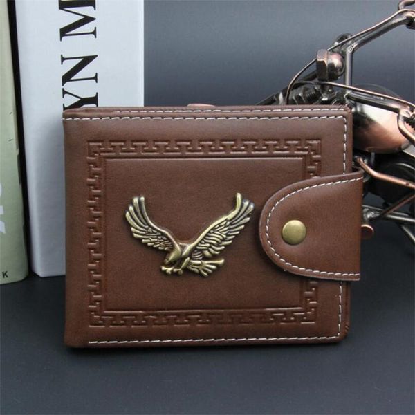 wallets men classic short style card holder male purse quality zipper hasp large capacity personality eagle totem wallet for, Red;black
wallets men classic short style card holder male purse quality zipper hasp large capacity personality eagle totem wallet for, Red;black