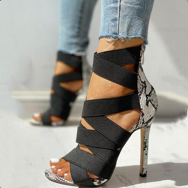 dress shoes snake summer woman pumps high thin heels pointed toe rhinestone gladiator party prom, Black
dress shoes snake summer woman pumps high thin heels pointed toe rhinestone gladiator party prom, Black